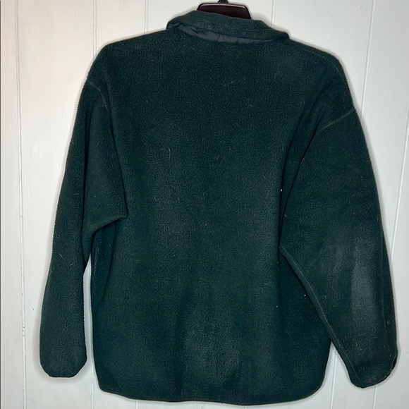 Patagonia Forest Green Zip Up Fleece Sweater - Picture 4 of 4